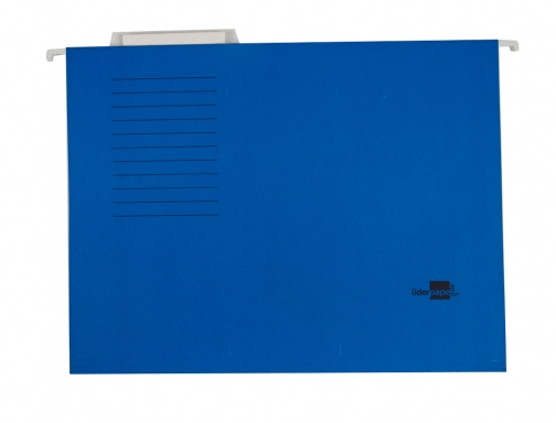 Carpeta colgante folio color azul, Liderpapel SF09 42813, imagen 2 mini