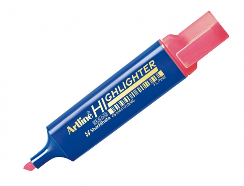 Rotulador Artline fluorescente EKS-600 RO sa punta biselada , rosa fluor, imagen 3 mini