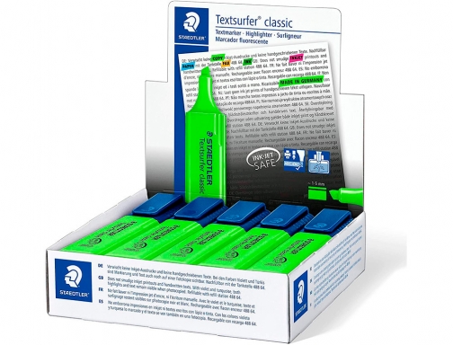 Rotulador Staedtler textsurfer classic 364 fluorescente verde 364-5, imagen 3 mini