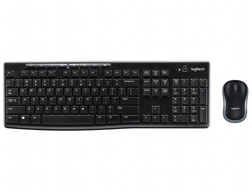 Set teclado + raton Logitech mk270 inalambrico negro 920-004513, imagen 2 mini