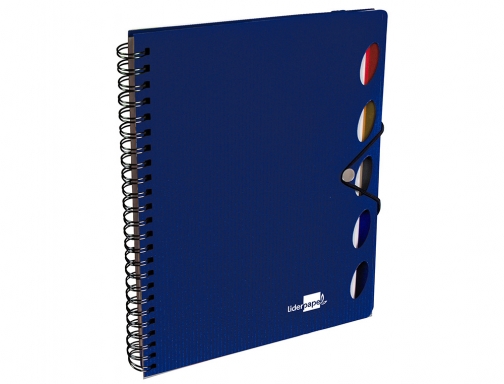 Cuaderno espiral Liderpapel A4 micro executive tapa plastico 100h 80 gr cuadro 35970, imagen 3 mini