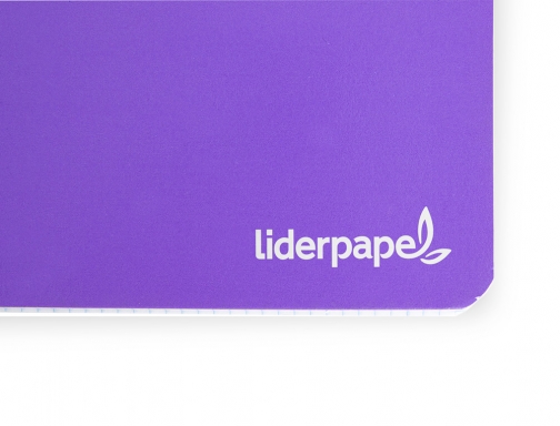 Cuaderno espiral Liderpapel cuarto smart tapa blanda 80h 60gr cuadro 4mm con 08277, imagen 3 mini