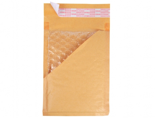 Caja 100 bolsas acolchadas, sobres burbujas, n 4, D1, 180x260 mm, imagen 2 mini