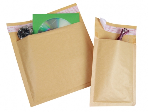 Caja 100 bolsas acolchadas, sobres burbujas, n 4, D1, 180x260 mm, imagen 5 mini