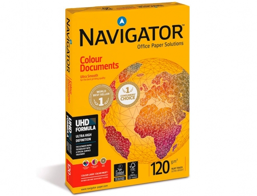 Papel fotocopiadora Navigator Din A3 120 gramos paquete de 500 hojas NAV-120-A3 , blanco, imagen 4 mini