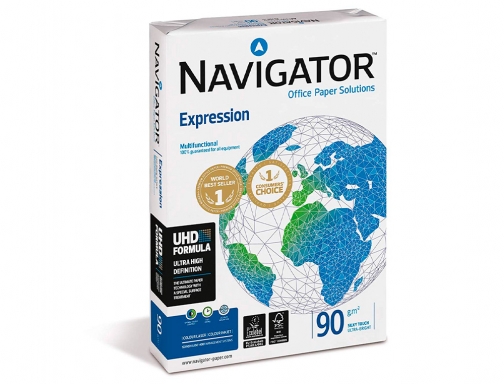 Papel fotocopiadora Navigator Din A3 90 gramos papel multiuso ink-jet y laser NAV-90-A3 , blanco, imagen 4 mini