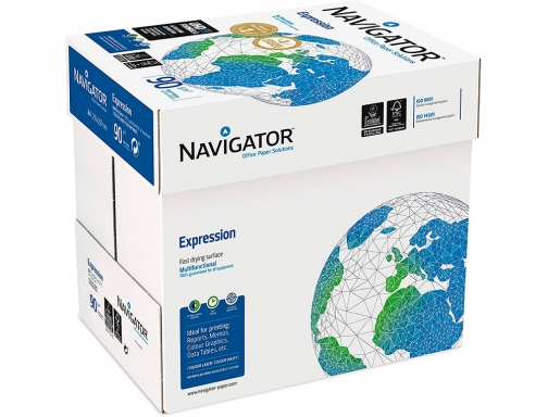 Papel fotocopiadora Navigator Din A3 90 gramos papel multiuso ink-jet y laser NAV-90-A3 , blanco, imagen 5 mini