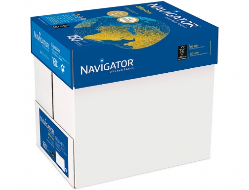 Papel fotocopiadora Navigator Din A4 160 gramos papel multiuso ink-jet y laser NAV-160 , blanco, imagen 5 mini