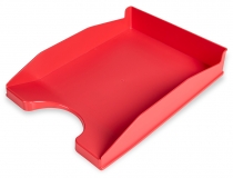 Bandeja sobremesa plastico Q-connect rojo opaco