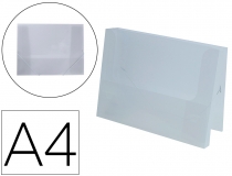 Carpeta Liderpapel portadocumentos polipropileno dinA4 transparente  CH72