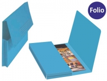 Subcarpeta cartulina Gio folio pocket azul