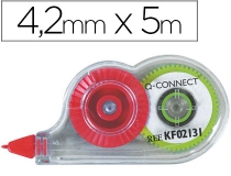 Corrector Q-connect cinta mini blanco