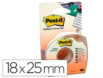 Cinta adhesiva Post-it 18mx25 mm 6