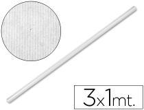 Papel kraft Liderpapel blanco rollo 3x1  PK06