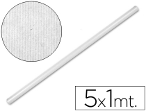 Papel kraft Liderpapel blanco rollo 5x1  PK07