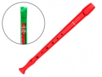 Flauta Hohner 9508 color roja funda