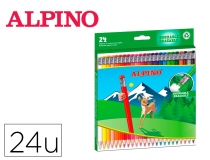 Lapices de colores Alpino borrable caja