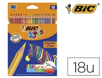 Lapices de colores Bic evolution stripes