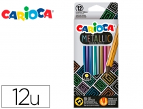 Lapices de colores Carioca metallic