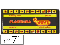 Plastilina Jovi 71 negro unidad tamao