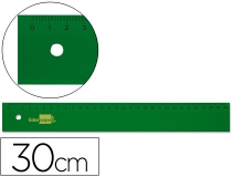 Regla Liderpapel 30 cm acrilico verde  RG02