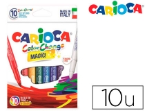 Rotulador Carioca cambia color tinta
