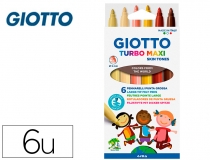 Rotulador Giotto turbo maxi skin tones