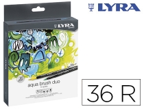 Rotulador Lyra aqua brush duo caja