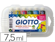 Tempera Giotto 7,5 ml estuche 6