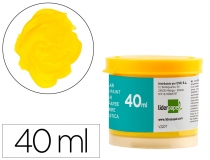 Tempera Liderpapel escolar 40 ml amarillo  TP56