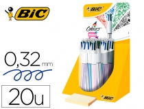 Boligrafo Bic cuatro colores shine colores
