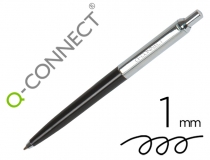 Boligrafo Q-connect premium de metal retractil