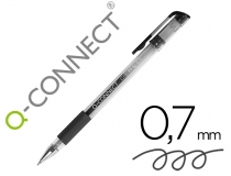 Boligrafo Q-connect tinta gel negro 0,7