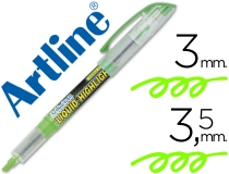 Rotulador Artline fluorescente ek-640 verde punta