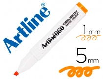 Rotulador Artline fluorescente ek-660 naranja pastel