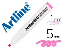 Rotulador Artline fluorescente ek-660 rosa pastel