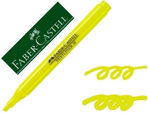 Rotulador faber fluorescente textliner 38 amarillo  Faber castell