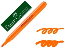 Rotulador faber fluorescente textliner 38 naranja  Faber castell