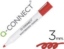 Rotulador Q-connect pizarra blanca color rojo