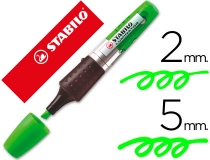 Rotulador Stabilo boss luminator verde tinta