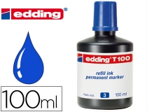 Tinta rotulador Edding t-100 azul bote