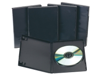 Caja dvd Q-connect -con interior negro