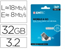 Memoria Emtec usb 3.2 dual mobile