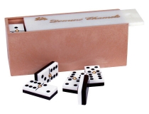 Domino chamelo caja plastico Blanca 251