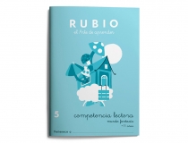 Cuaderno Rubio competencia lectora 5 mundo