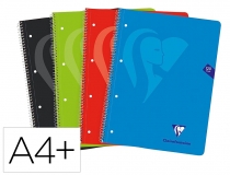 Cuaderno espiral Clairefontaine tapa forrada Din