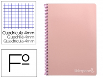 Cuaderno espiral Liderpapel folio witty tapa  BF73