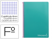 Cuaderno espiral Liderpapel folio, LIDERPAPEL