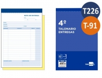 Talonario Notas de entrega T-91 T226,  Liderpapel