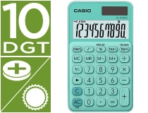 Calculadora Casio SL-310UC-GN bolsillo 10 digitos